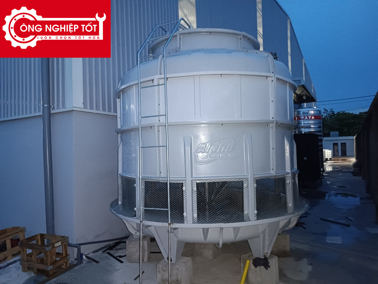 Hình ảnh thực tế tháp giải nhiệt Alpha 250RT